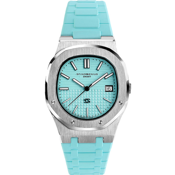 Genius Watch, Armbanduhr, smart collection, Griechenland, türkis, front